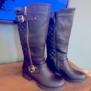 Women's Quilted Knee-High Fashion Boots